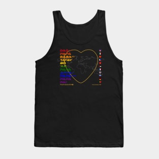 DAD: Say ¿Qué? Top Ten Spoken (USA) (Rainbow) Tank Top